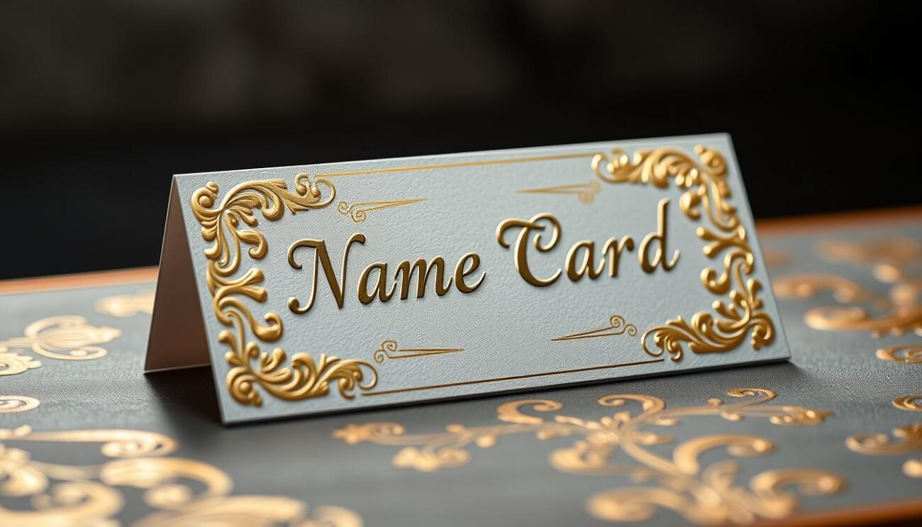 Spot uv embossing and foil stamping which name card finish is right for you
