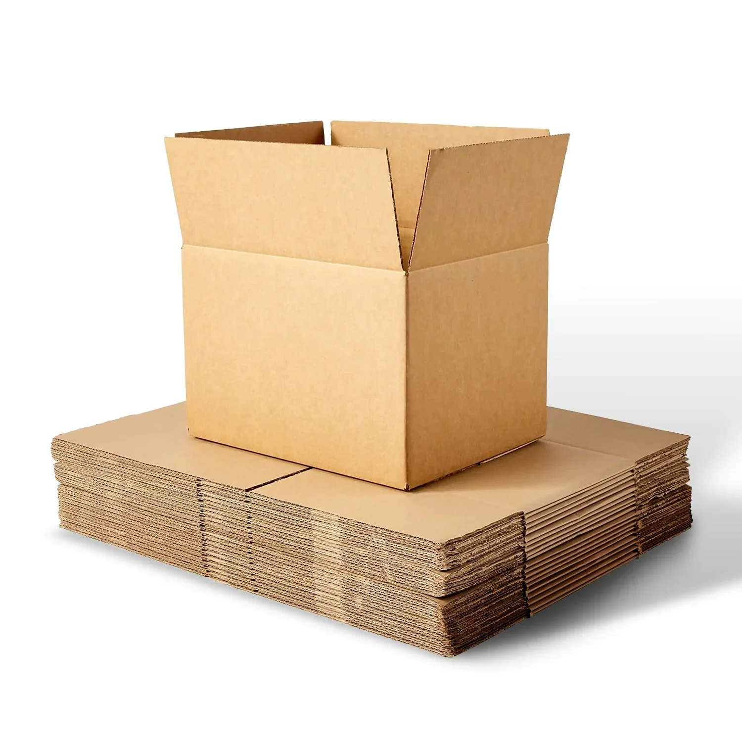 Large cardboard moving box flat packed stack of boxes 4f72121d e947 4423 812d d5fa60695a68